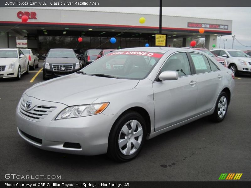 Classic Silver Metallic / Ash 2008 Toyota Camry LE