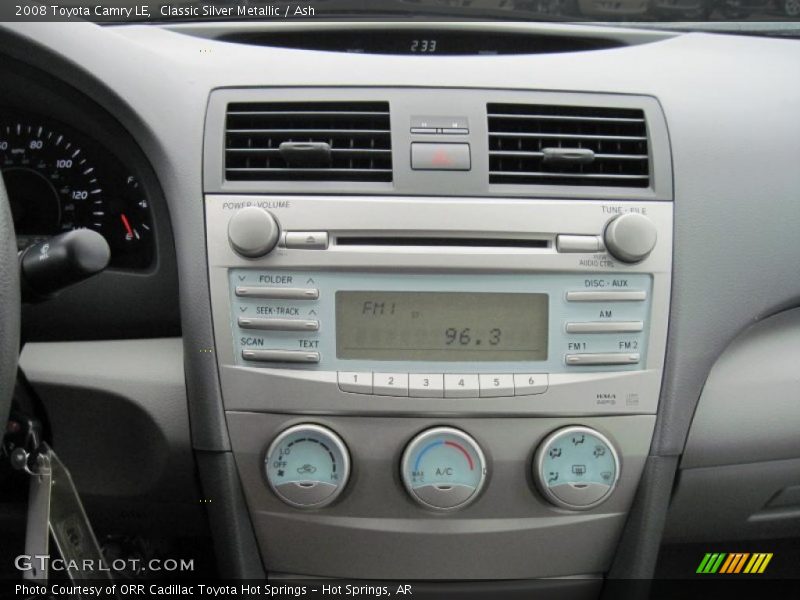 Classic Silver Metallic / Ash 2008 Toyota Camry LE