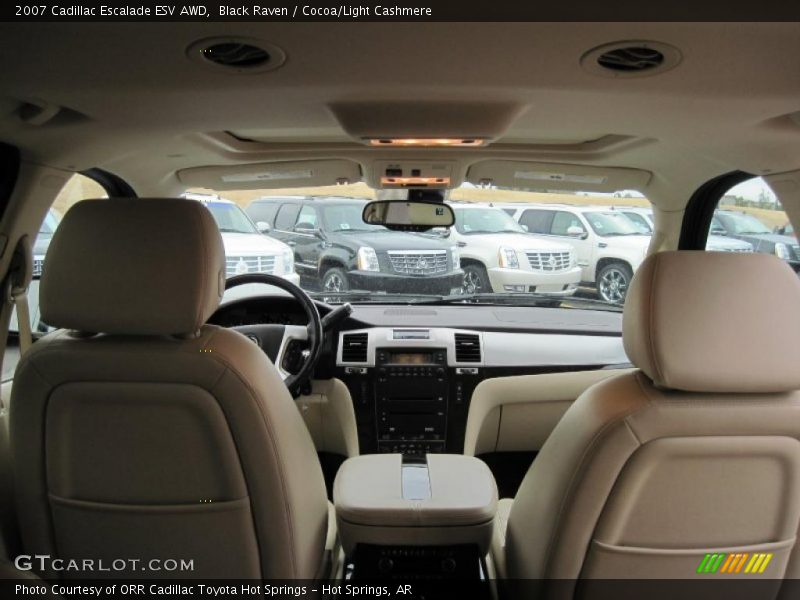 Black Raven / Cocoa/Light Cashmere 2007 Cadillac Escalade ESV AWD