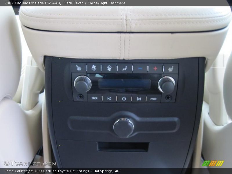 Black Raven / Cocoa/Light Cashmere 2007 Cadillac Escalade ESV AWD