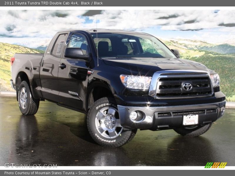Black / Black 2011 Toyota Tundra TRD Double Cab 4x4