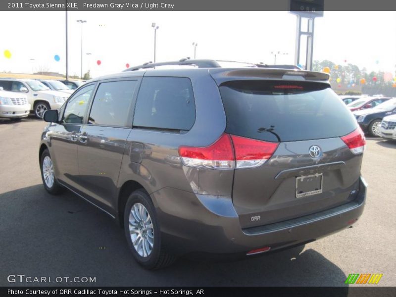 Predawn Gray Mica / Light Gray 2011 Toyota Sienna XLE