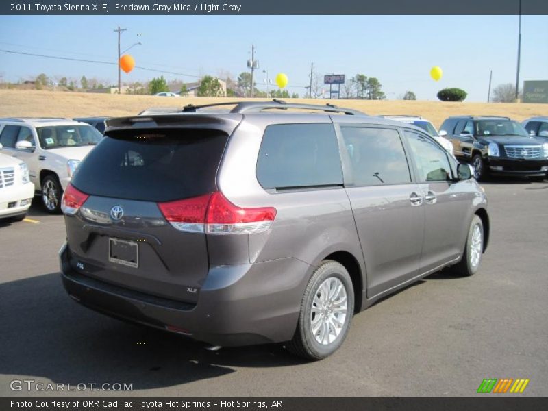 Predawn Gray Mica / Light Gray 2011 Toyota Sienna XLE