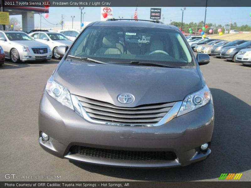 Predawn Gray Mica / Light Gray 2011 Toyota Sienna XLE