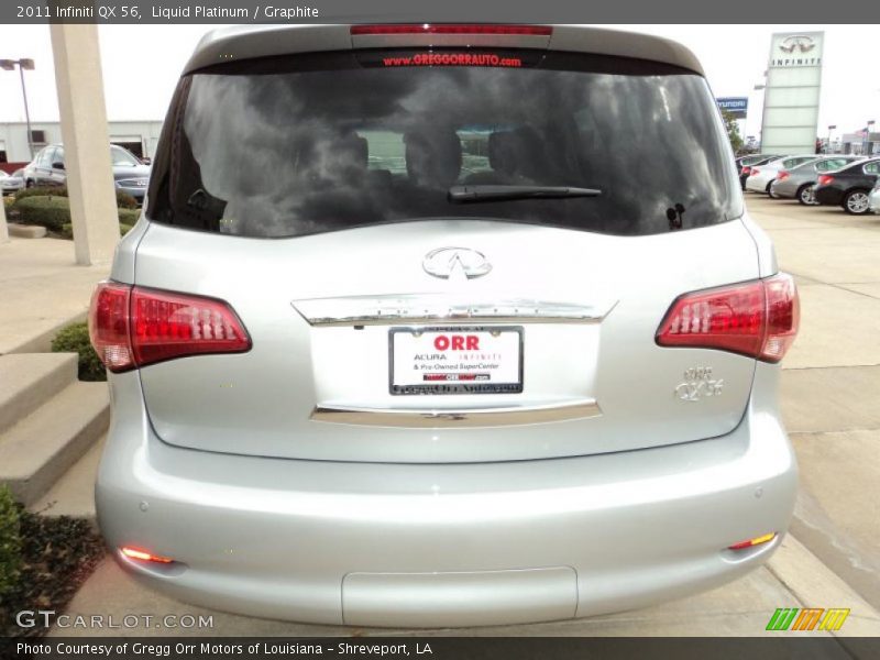 Liquid Platinum / Graphite 2011 Infiniti QX 56