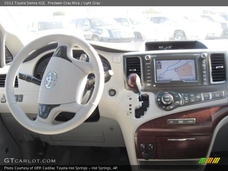 Predawn Gray Mica / Light Gray 2011 Toyota Sienna XLE