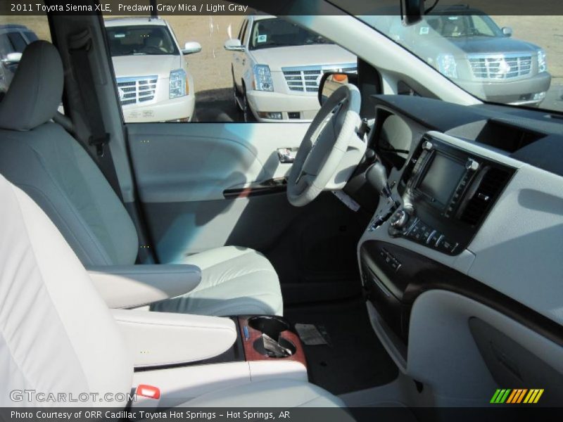 Predawn Gray Mica / Light Gray 2011 Toyota Sienna XLE