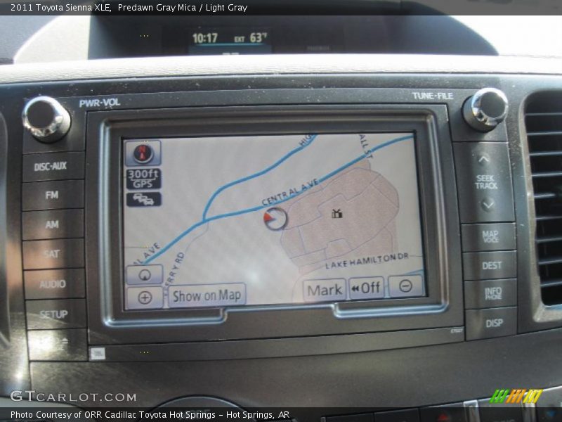 Predawn Gray Mica / Light Gray 2011 Toyota Sienna XLE