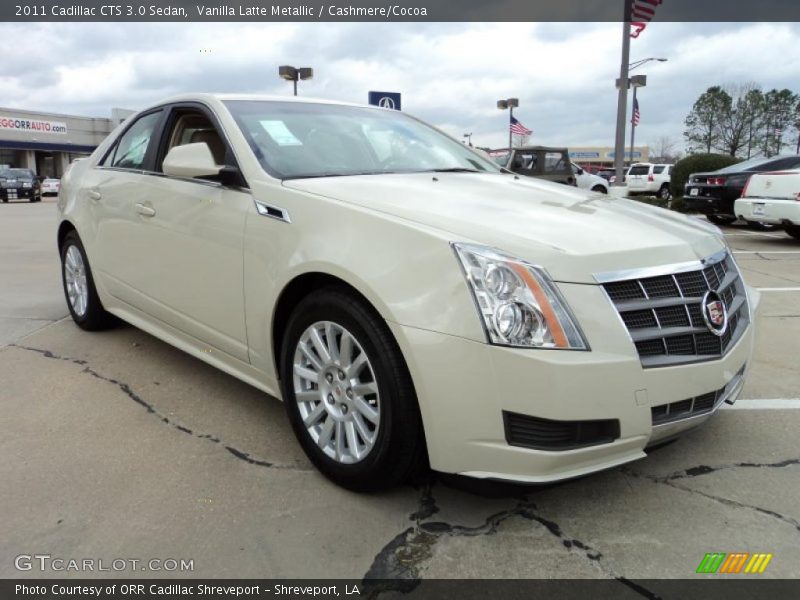 Front 3/4 View of 2011 CTS 3.0 Sedan