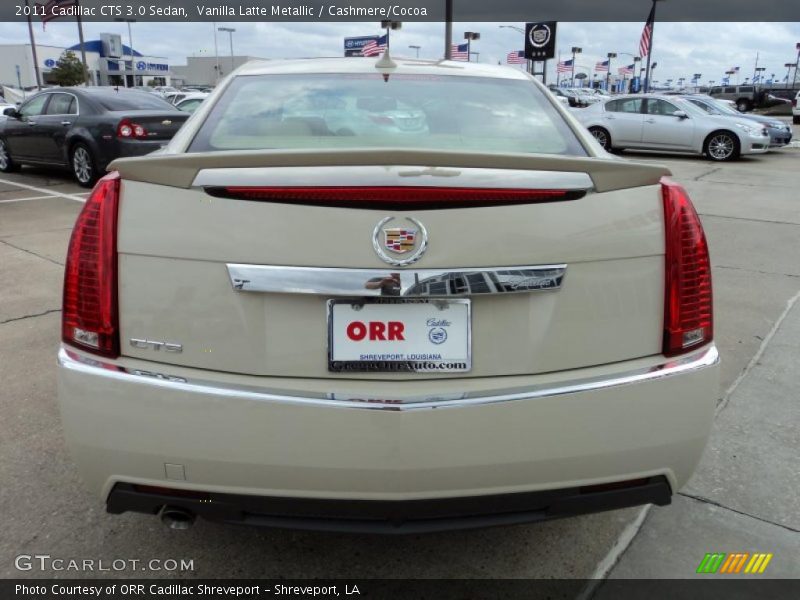  2011 CTS 3.0 Sedan Vanilla Latte Metallic