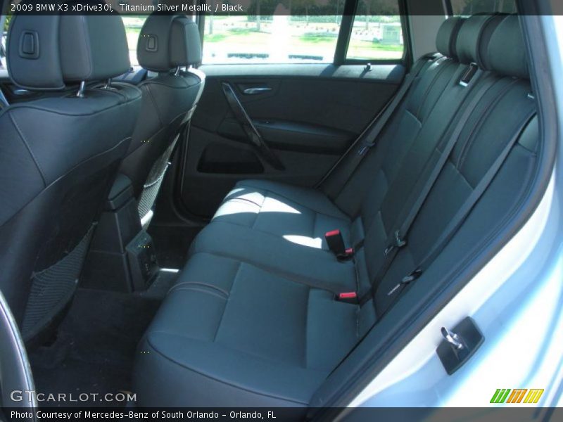 Titanium Silver Metallic / Black 2009 BMW X3 xDrive30i