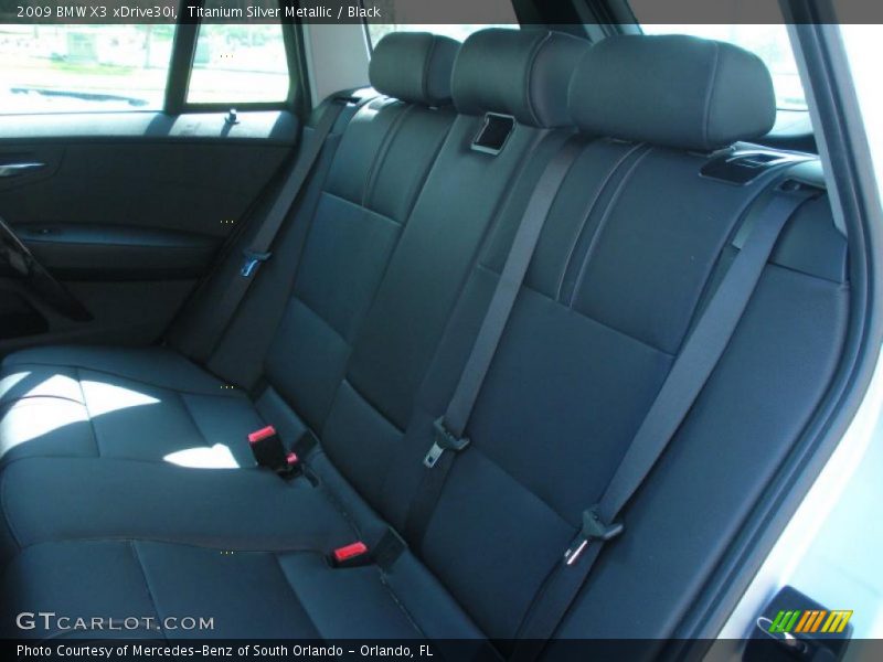 Titanium Silver Metallic / Black 2009 BMW X3 xDrive30i