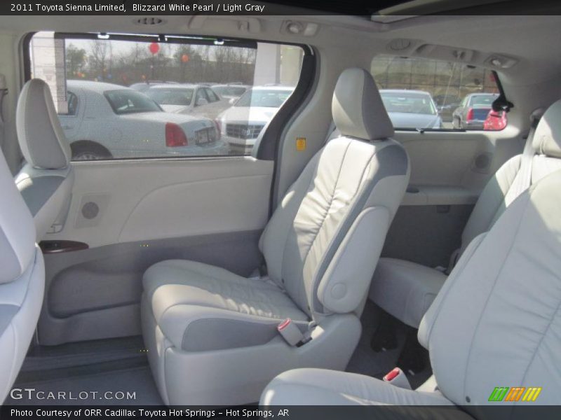  2011 Sienna Limited Light Gray Interior