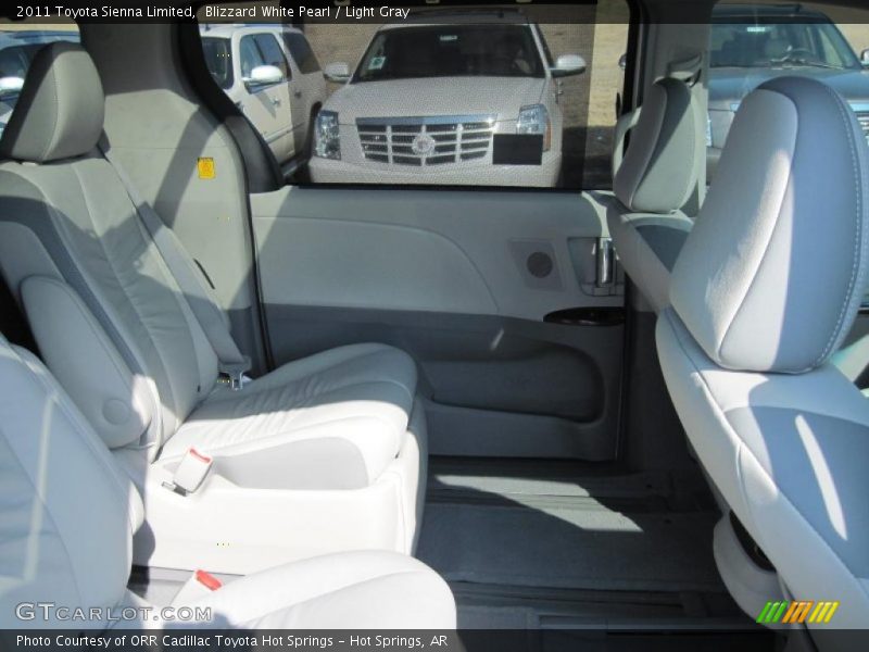  2011 Sienna Limited Light Gray Interior