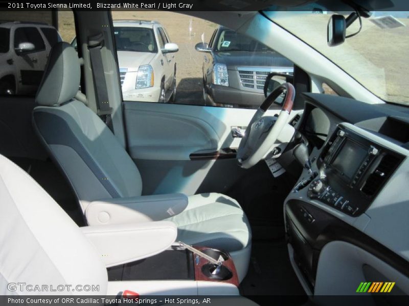  2011 Sienna Limited Light Gray Interior