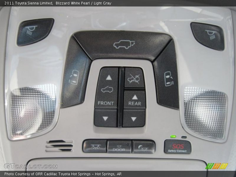 Controls of 2011 Sienna Limited
