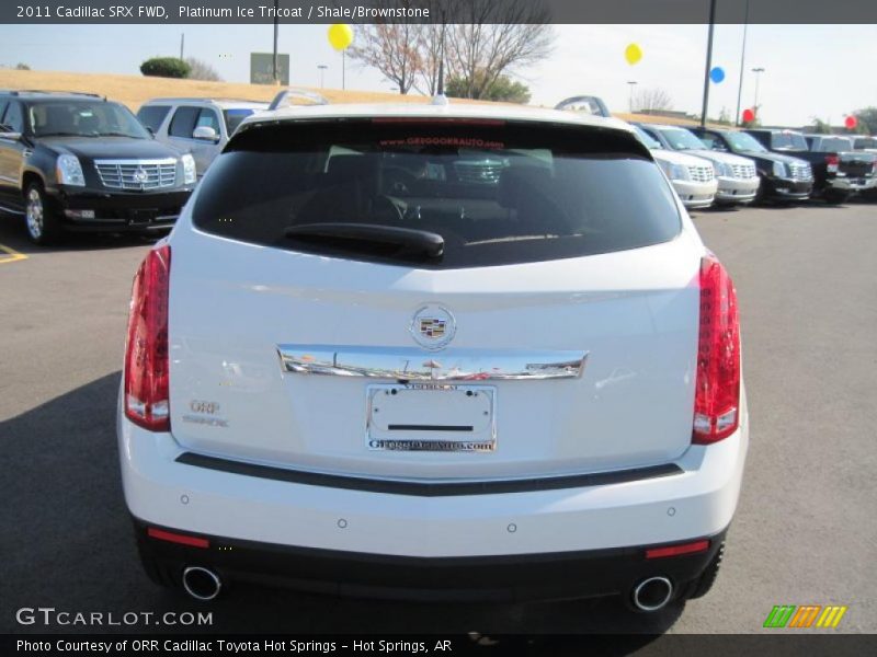 Platinum Ice Tricoat / Shale/Brownstone 2011 Cadillac SRX FWD