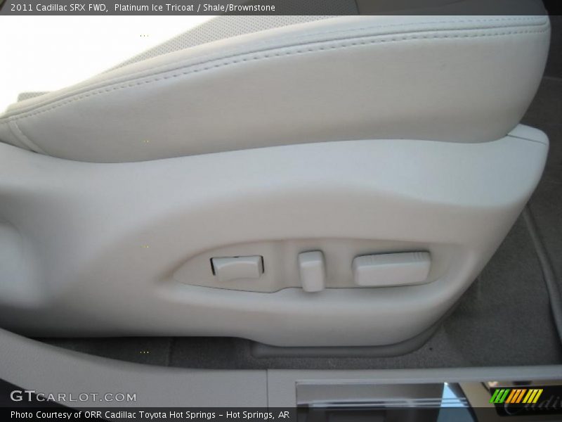 Platinum Ice Tricoat / Shale/Brownstone 2011 Cadillac SRX FWD