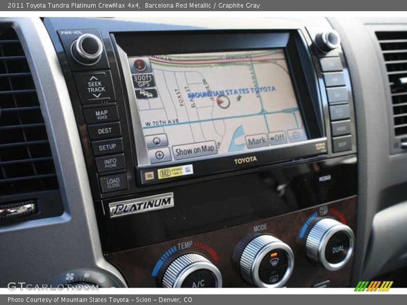 Navigation of 2011 Tundra Platinum CrewMax 4x4