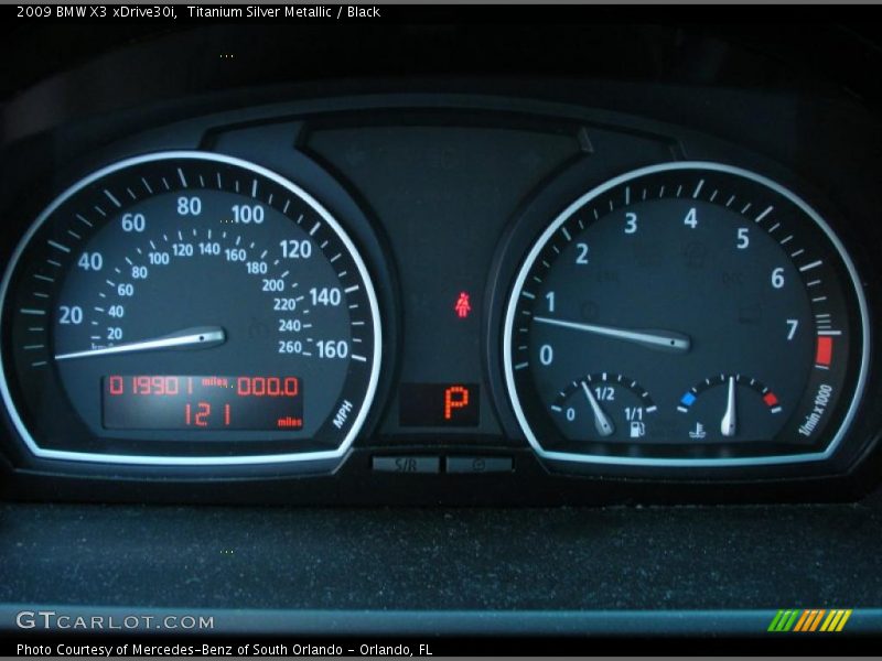 Titanium Silver Metallic / Black 2009 BMW X3 xDrive30i