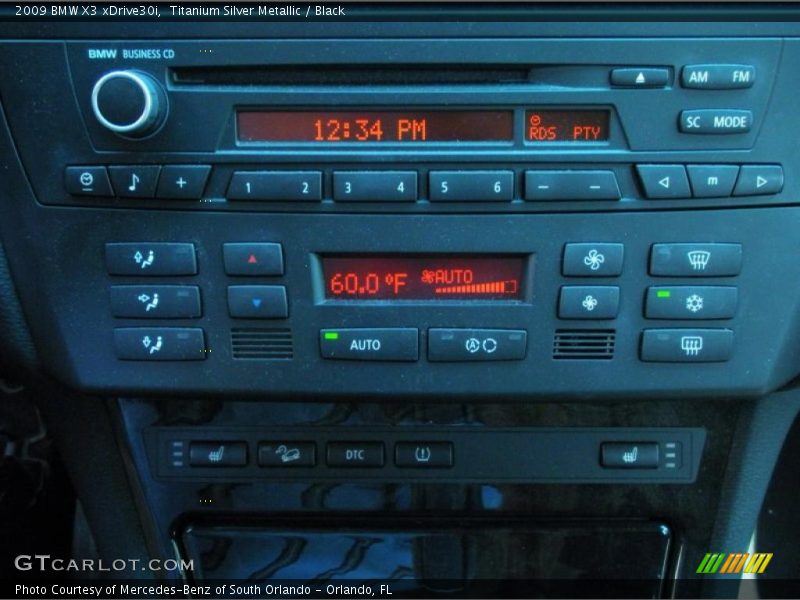 Titanium Silver Metallic / Black 2009 BMW X3 xDrive30i