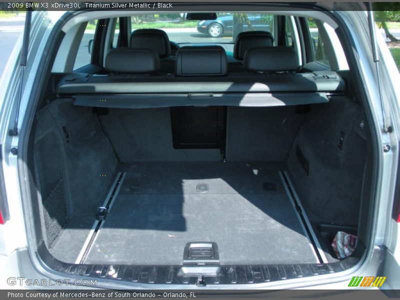 Titanium Silver Metallic / Black 2009 BMW X3 xDrive30i