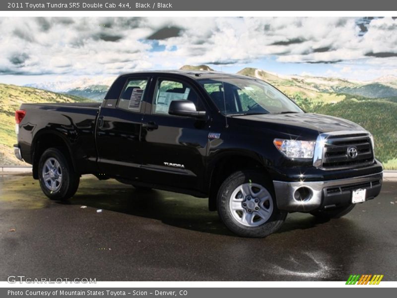 Black / Black 2011 Toyota Tundra SR5 Double Cab 4x4