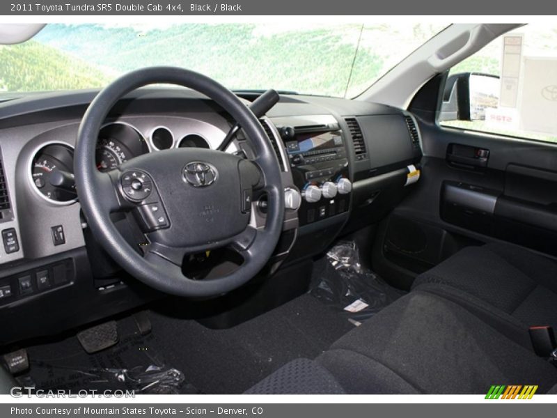 Black / Black 2011 Toyota Tundra SR5 Double Cab 4x4
