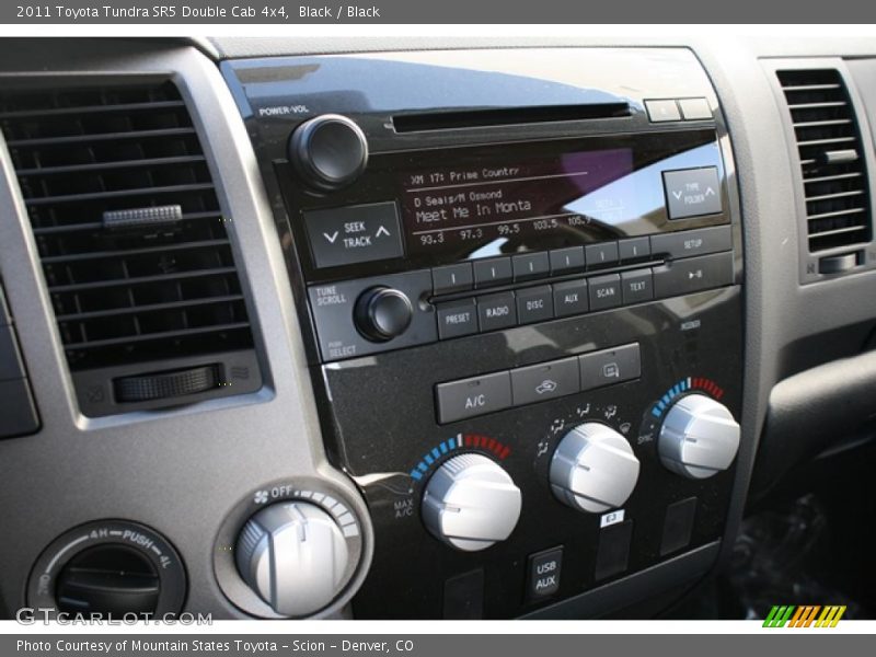 Black / Black 2011 Toyota Tundra SR5 Double Cab 4x4