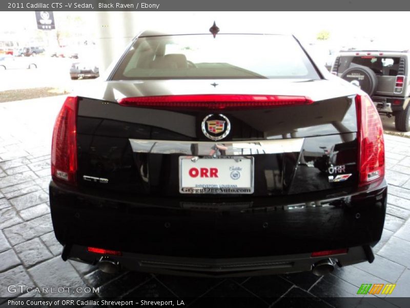Black Raven / Ebony 2011 Cadillac CTS -V Sedan