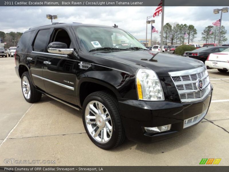 Front 3/4 View of 2011 Escalade Platinum