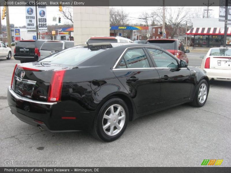 Black Raven / Ebony 2008 Cadillac CTS Sedan