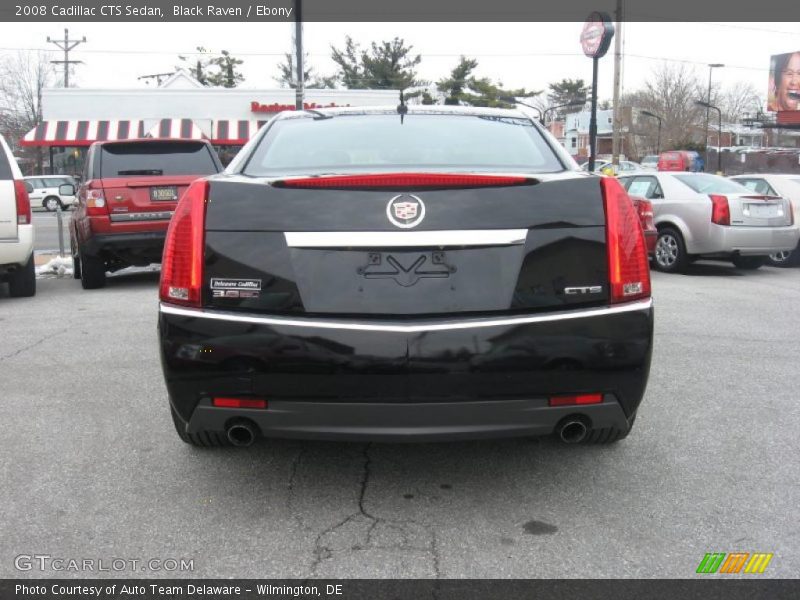 Black Raven / Ebony 2008 Cadillac CTS Sedan