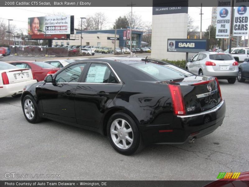 Black Raven / Ebony 2008 Cadillac CTS Sedan