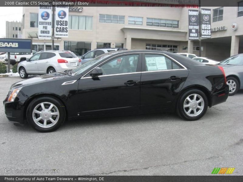 Black Raven / Ebony 2008 Cadillac CTS Sedan