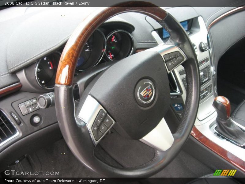 Black Raven / Ebony 2008 Cadillac CTS Sedan