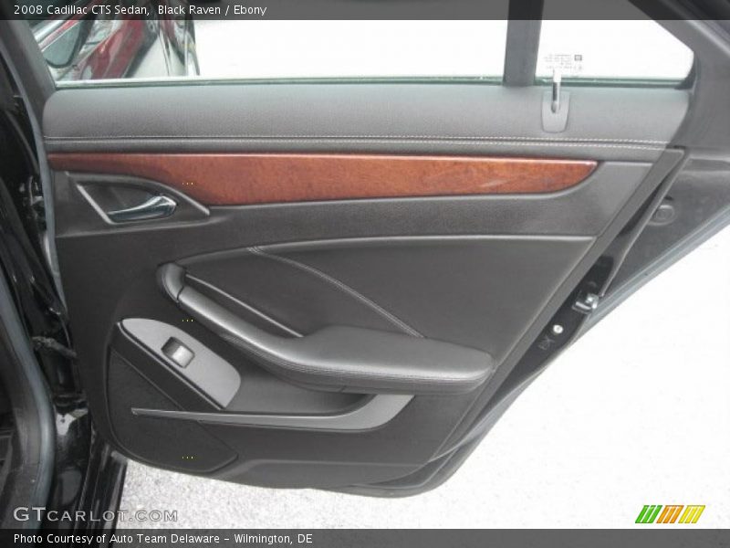 Black Raven / Ebony 2008 Cadillac CTS Sedan