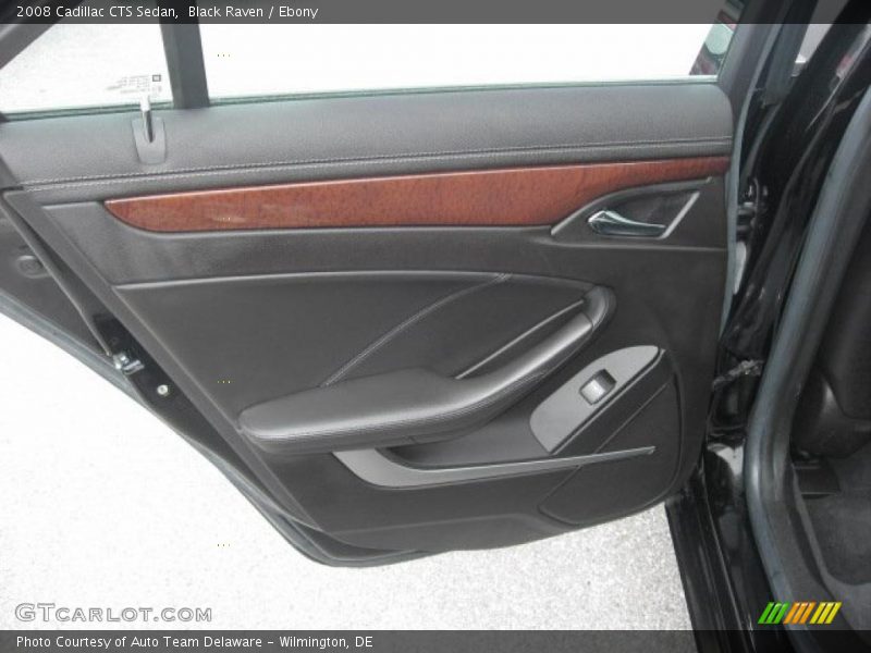 Black Raven / Ebony 2008 Cadillac CTS Sedan