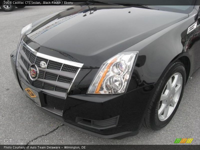 Black Raven / Ebony 2008 Cadillac CTS Sedan