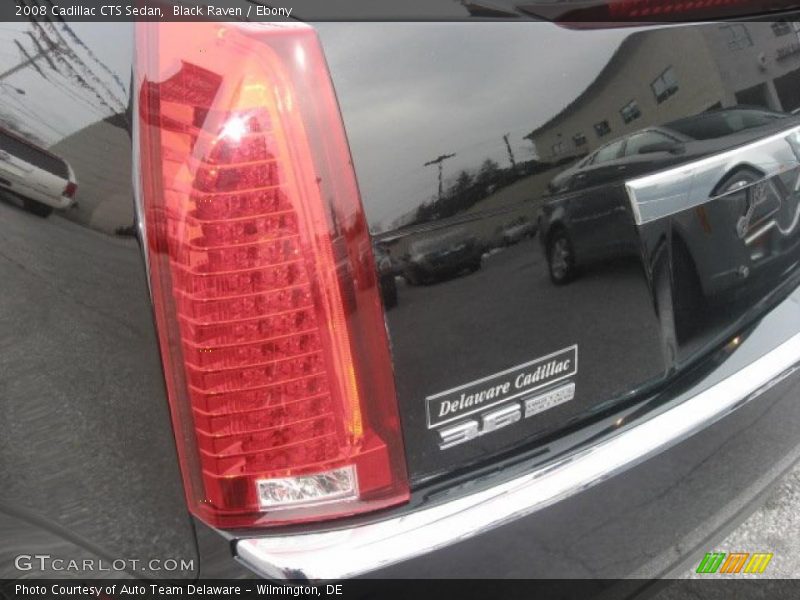 Black Raven / Ebony 2008 Cadillac CTS Sedan