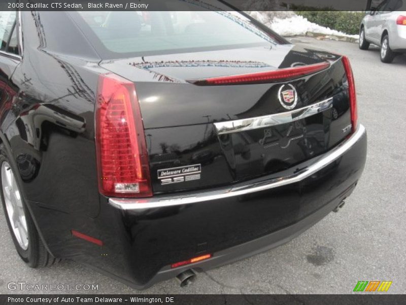 Black Raven / Ebony 2008 Cadillac CTS Sedan