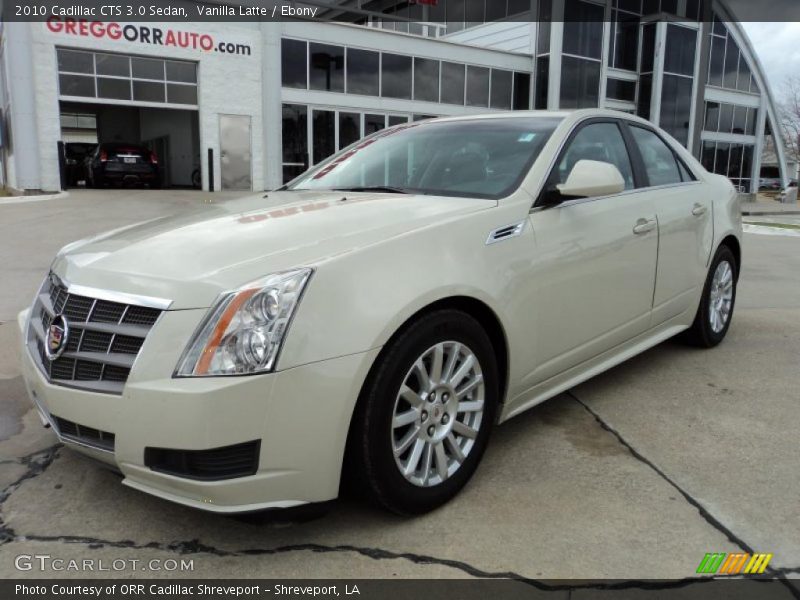 Vanilla Latte / Ebony 2010 Cadillac CTS 3.0 Sedan