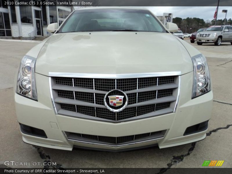 Vanilla Latte / Ebony 2010 Cadillac CTS 3.0 Sedan