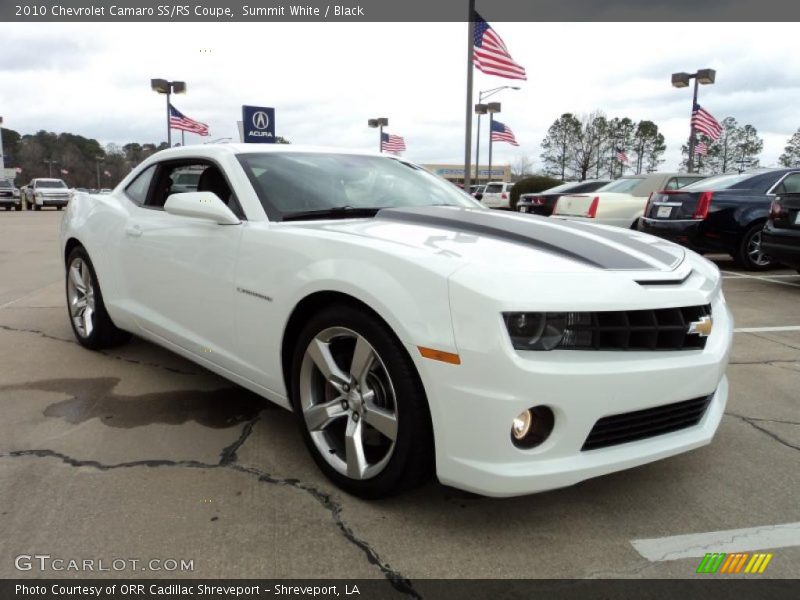 Summit White / Black 2010 Chevrolet Camaro SS/RS Coupe