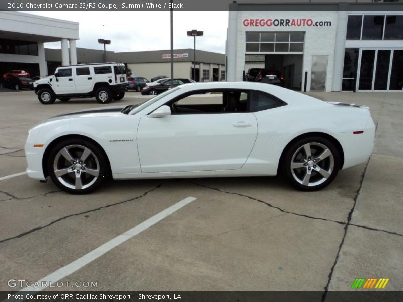 Summit White / Black 2010 Chevrolet Camaro SS/RS Coupe