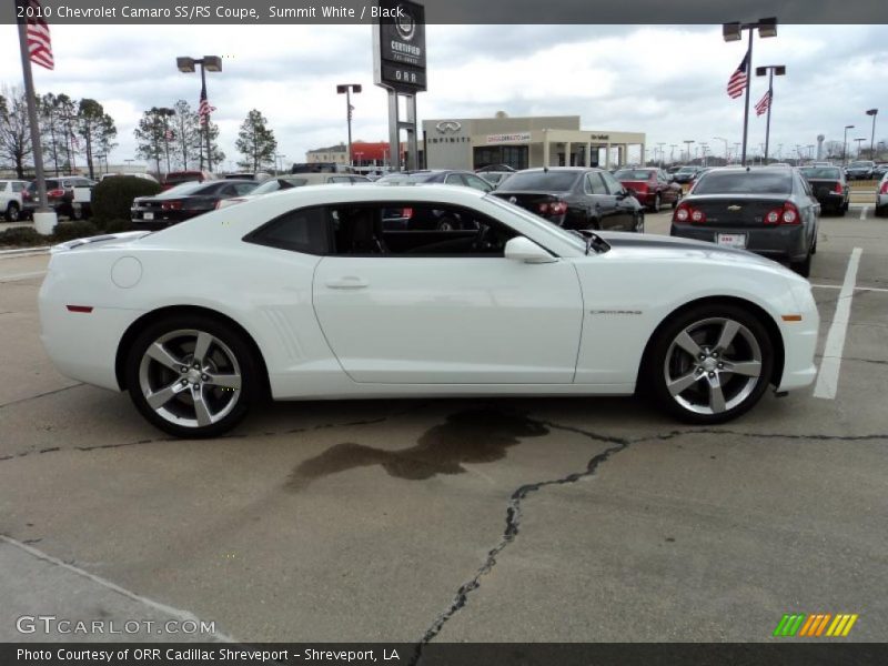 Summit White / Black 2010 Chevrolet Camaro SS/RS Coupe