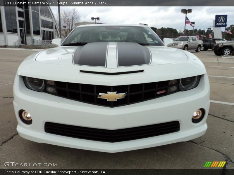 Summit White / Black 2010 Chevrolet Camaro SS/RS Coupe