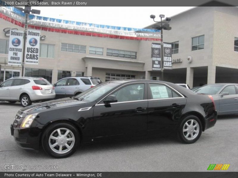 Black Raven / Ebony 2008 Cadillac CTS Sedan