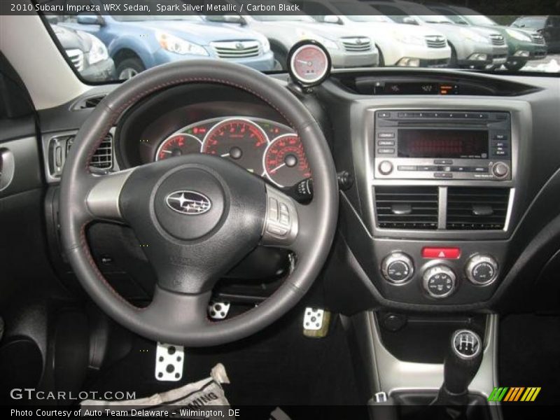 Dashboard of 2010 Impreza WRX Sedan