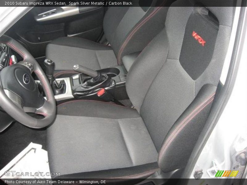  2010 Impreza WRX Sedan Carbon Black Interior